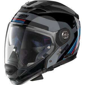 Nolan N70-2 GT 06 Jetpack N-Com Casco - Negro Gris Azul (XL)