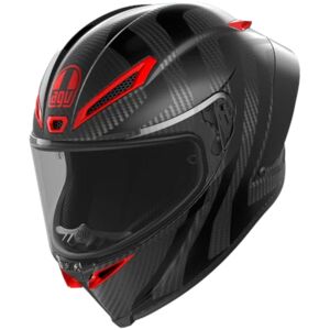 AGV Pista GP RR Intrepido Casco - Negro Rojo (XL)