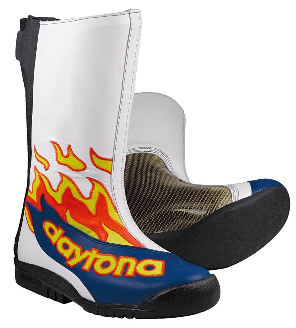 Daytona Speed Master GP II GP Botas de moto - Blanco Azul (47)