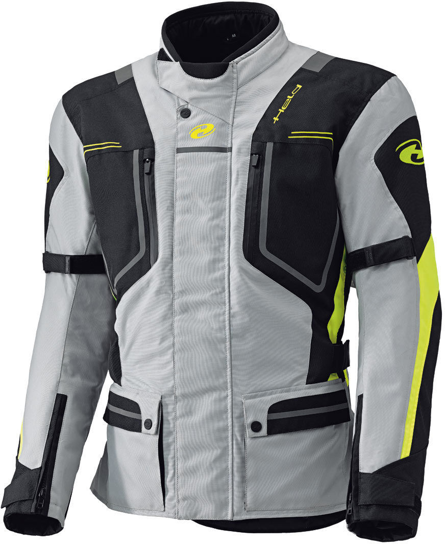 Held Zorro Chaqueta Textíl - Gris Amarillo (XL)