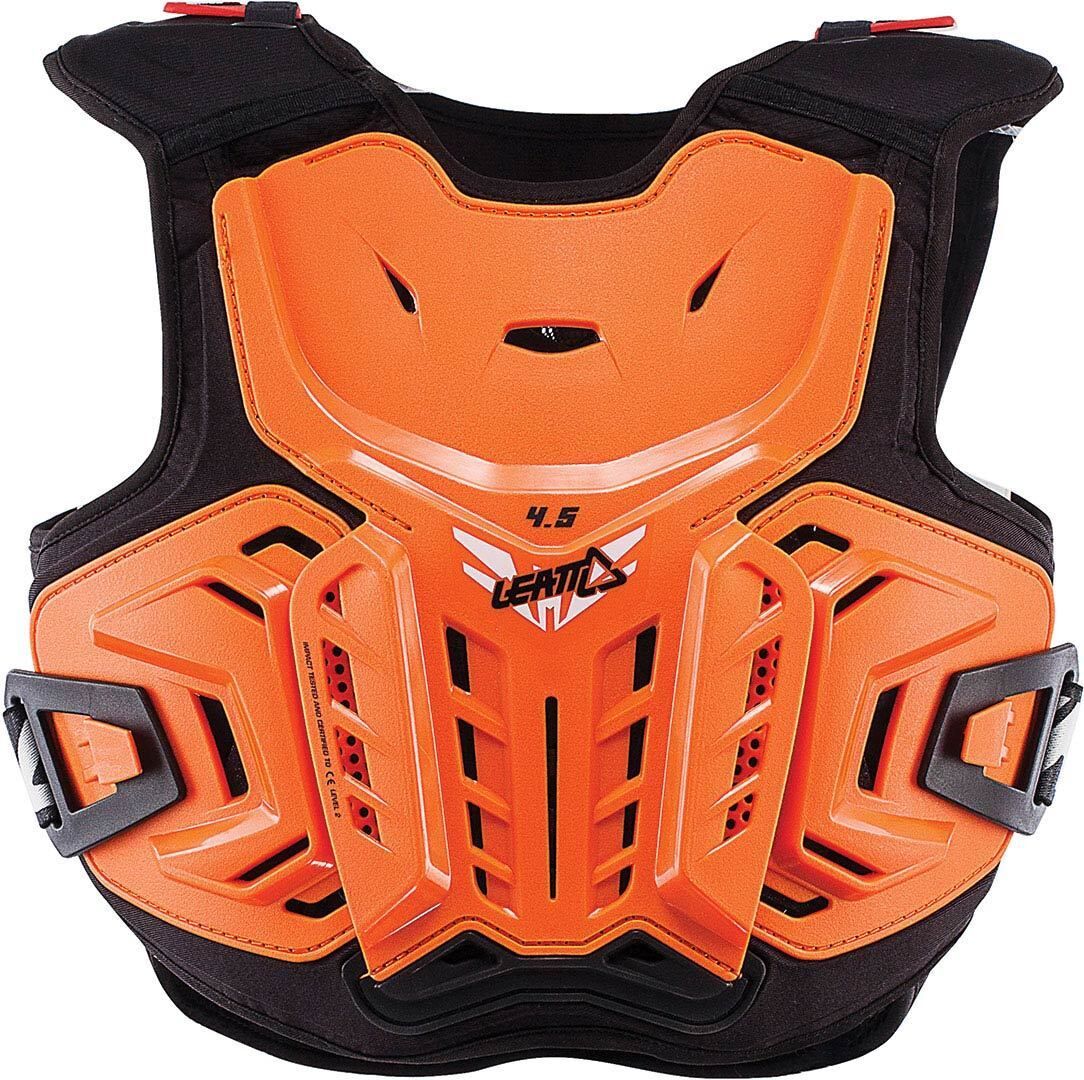 Leatt 4.5 Junior Protector de pecho para niños - Naranja (S M)