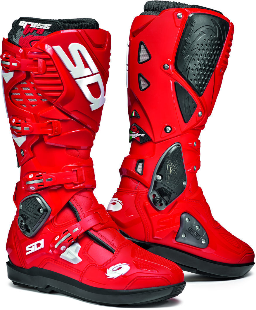 Sidi Crossfire 3 SRS Botas de Motocross - Rojo (43)