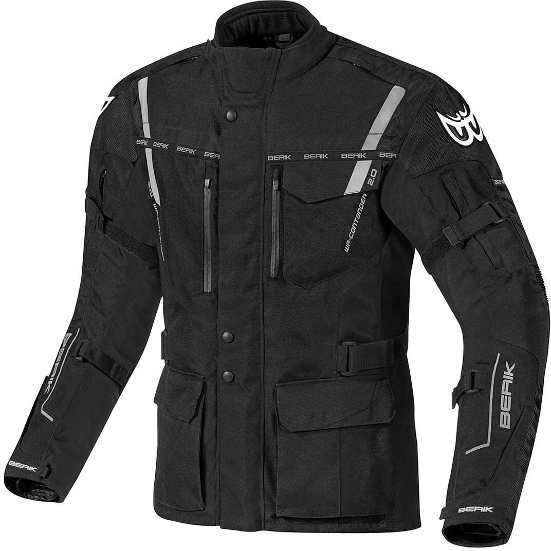 Berik Torino Waterproof Chaqueta textil de moto - Negro (60)