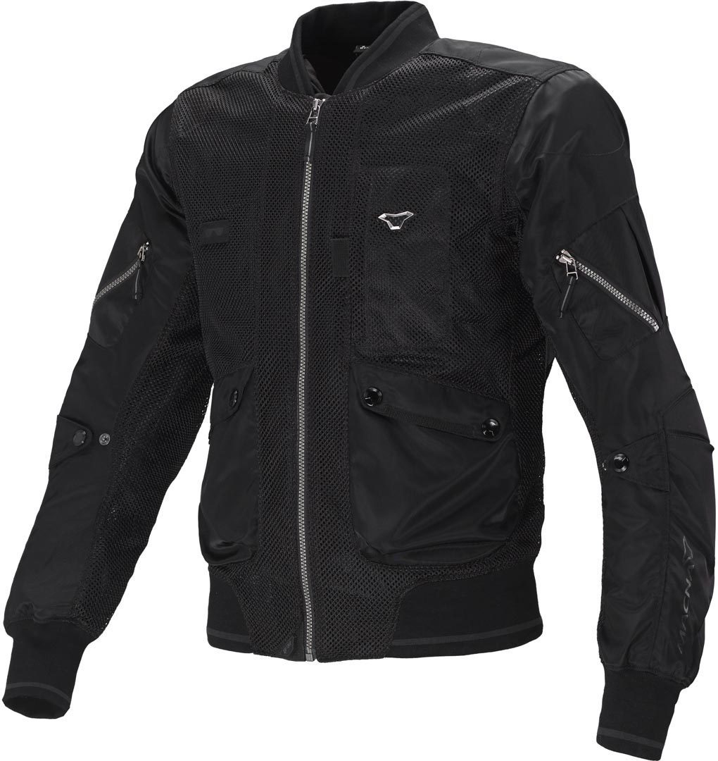 Macna Bastic Air Chaqueta Textíl - Negro (XL)