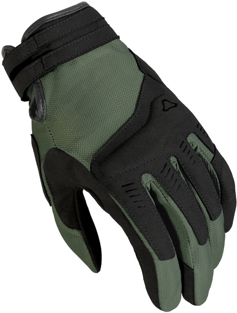 Macna Darko Guantes de motocicleta - Negro Verde (M)