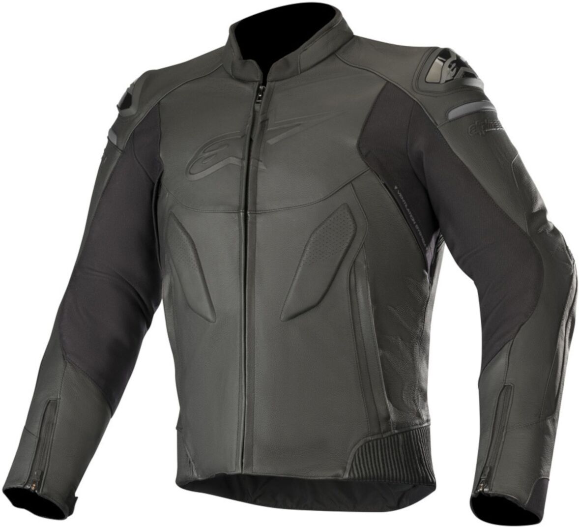 Alpinestars Caliber Chaqueta de cuero moto - Negro (56)