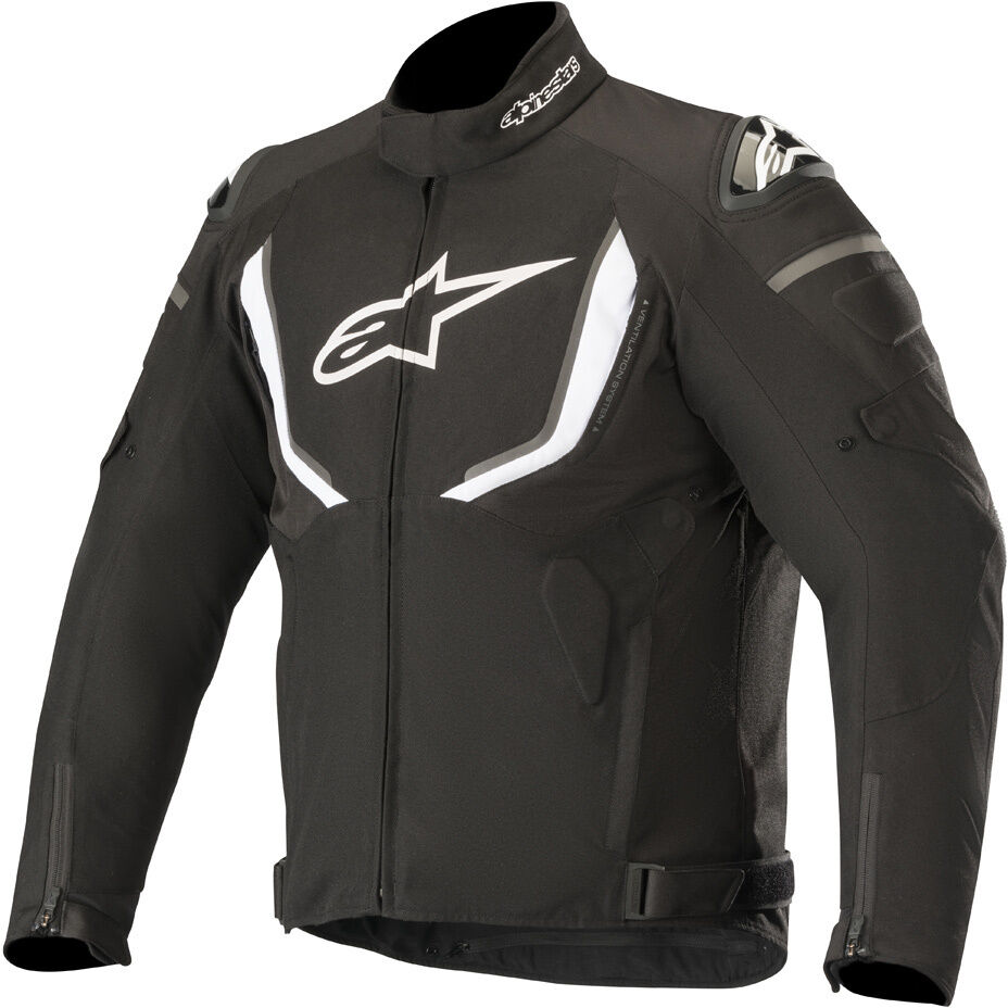 Alpinestars T-GP R v2 Chaqueta textil impermeable - Negro Blanco (S)