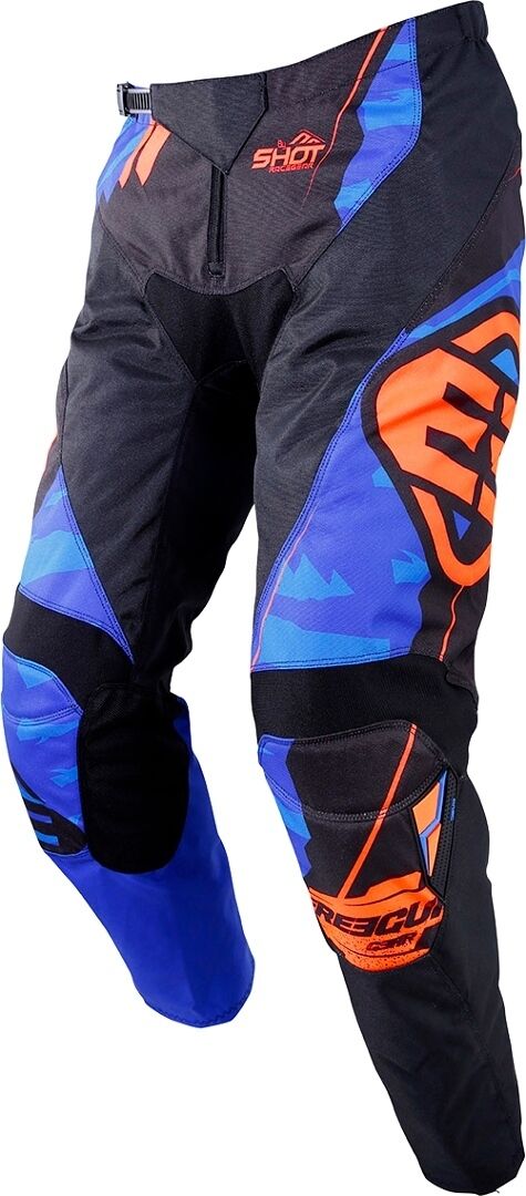 Freegun Devo Hero Pantalones de Motocross de los cabritos - Azul Naranja (L)