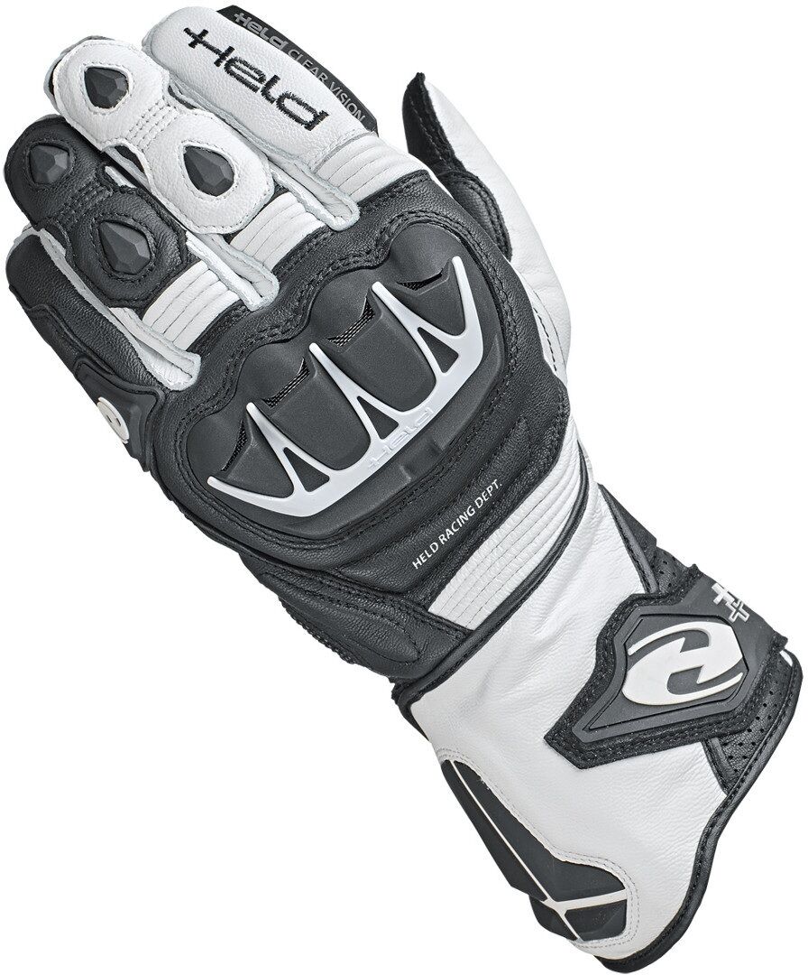 Held Evo-Thrux II Guantes de la motocicleta - Negro Blanco (3XL)