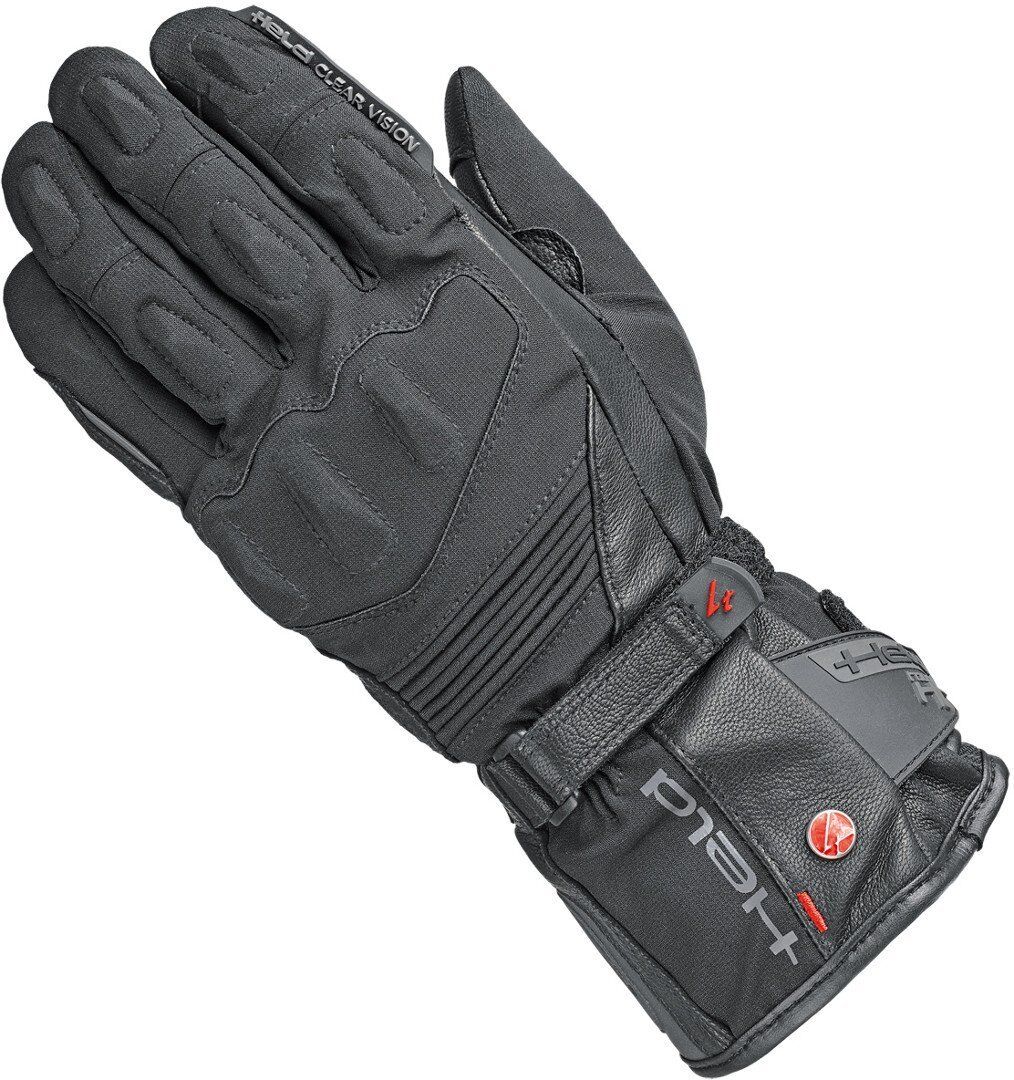 Held Satu Gore-Tex Guantes de motocicleta de las mujeres - Negro (S M)