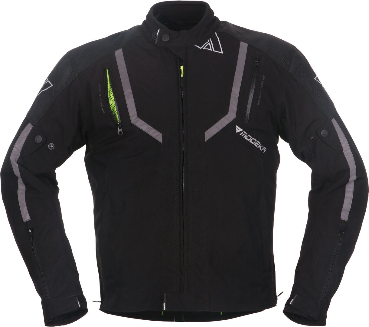 Modeka Eloy Chaqueta textil para motocicletas - Negro (M)