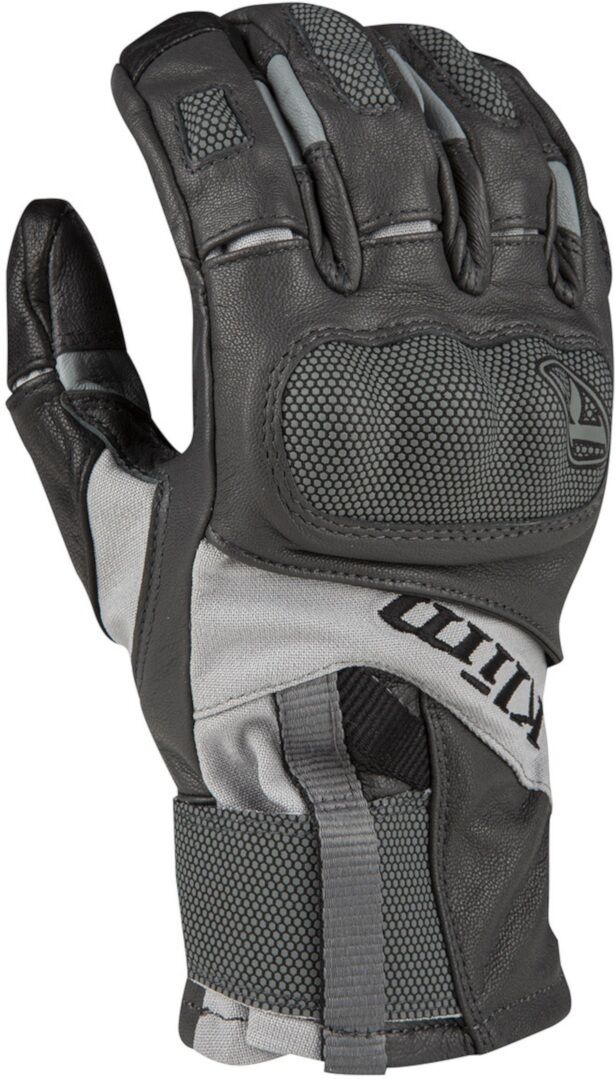 Klim Adventure GTX Short Guantes de la motocicleta - Gris (L)