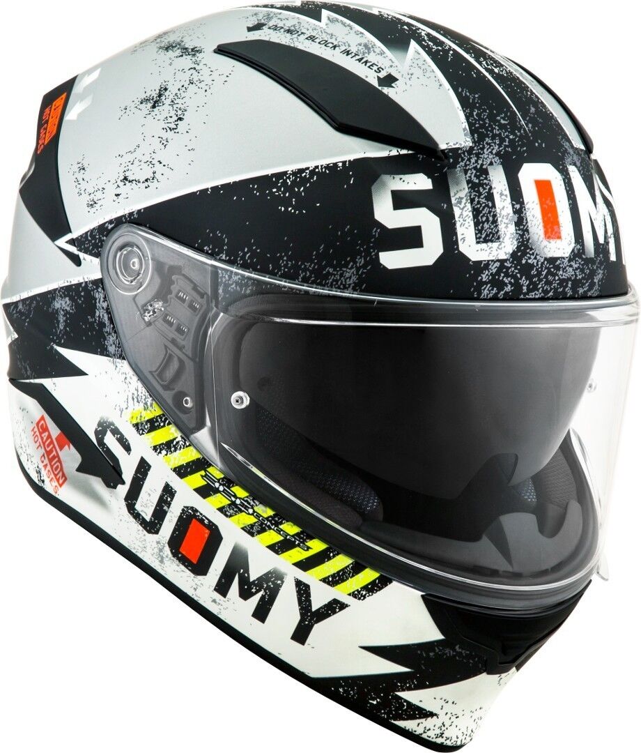 Suomy Speedstar Propeller Casco - Negro Plata (XL)