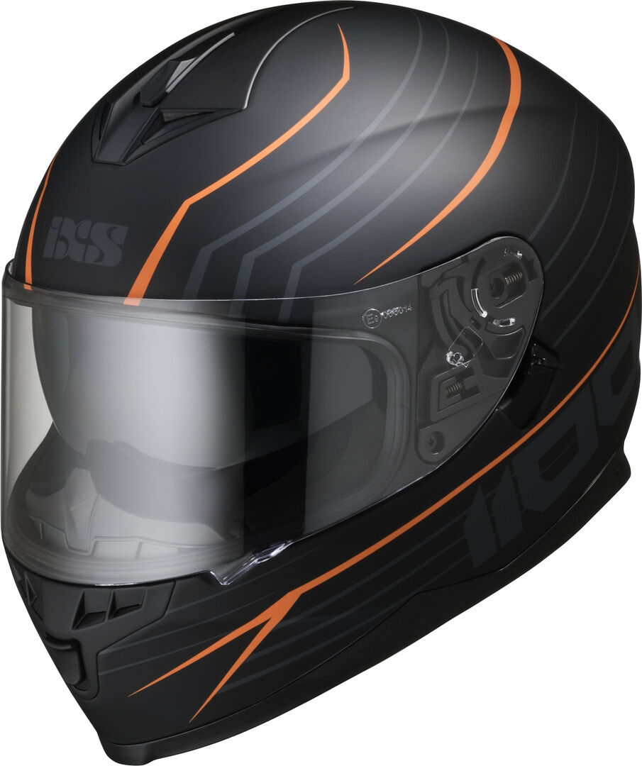 IXS 1100 2.1 Casco - Negro Naranja (2XL)