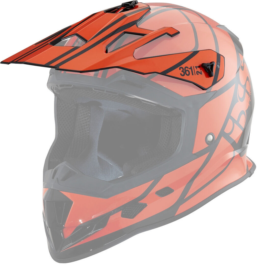 IXS 361 2.1 Visera - Negro Naranja (un tamaño)