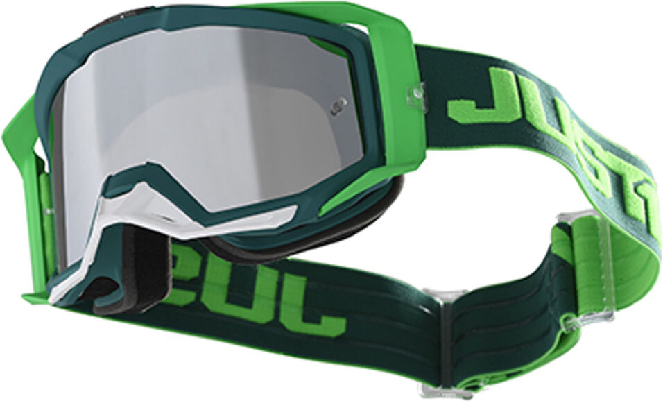 Just1 Iris Track Motocross Gafas - Verde (un tamaño)