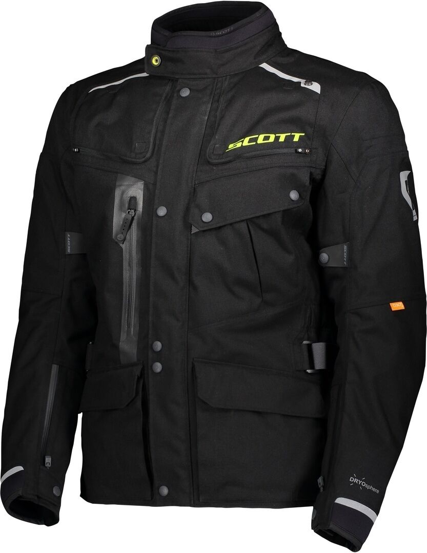 Scott Voyager Dryo Chaqueta textil de motocicleta - Negro (L)