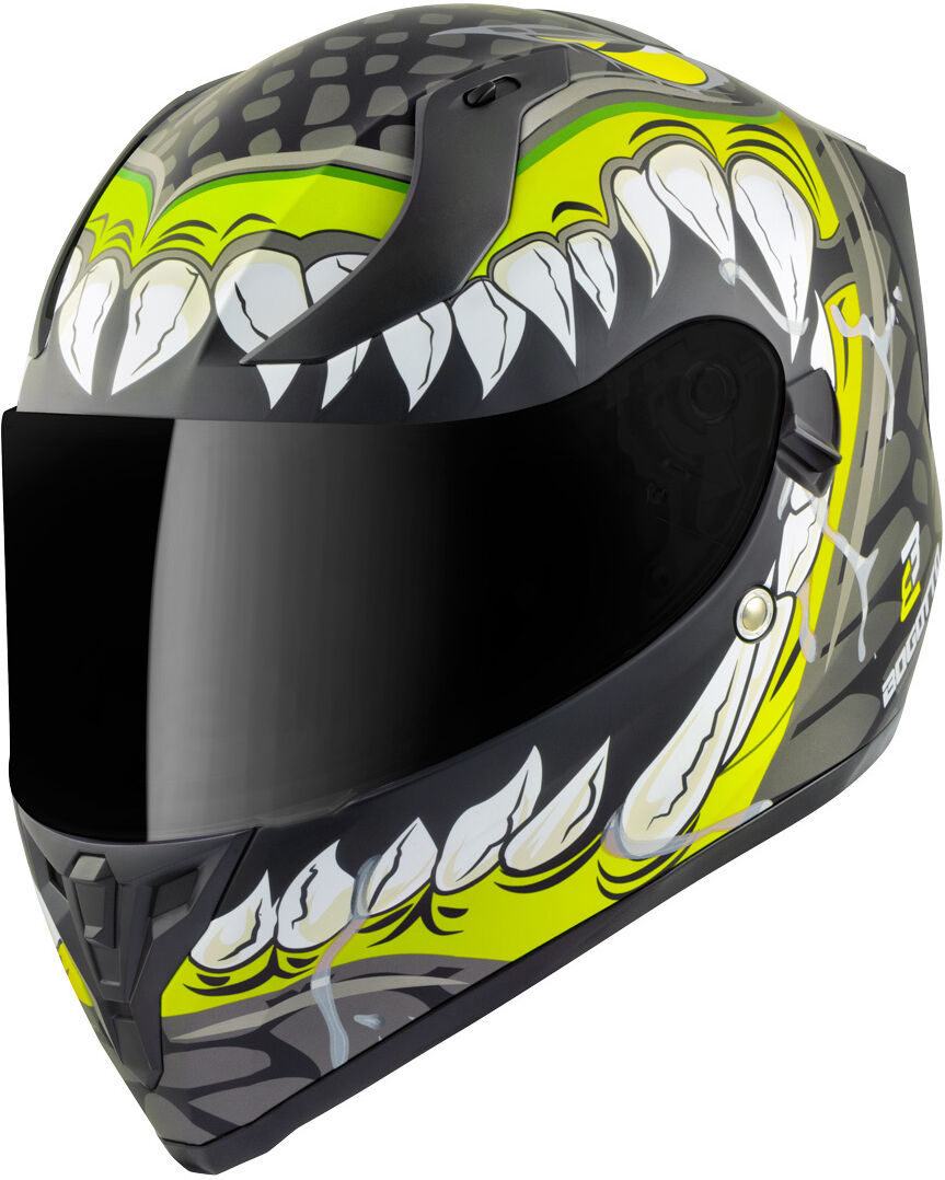 Bogotto V128 Naga Casco - Negro Amarillo (2XL)