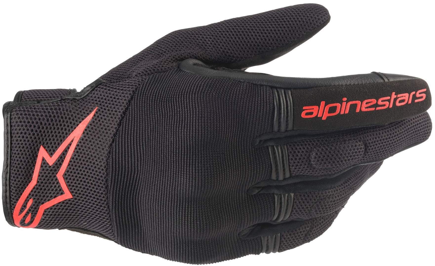 Alpinestars Copper Guantes de motocicleta - Negro Rojo (S)