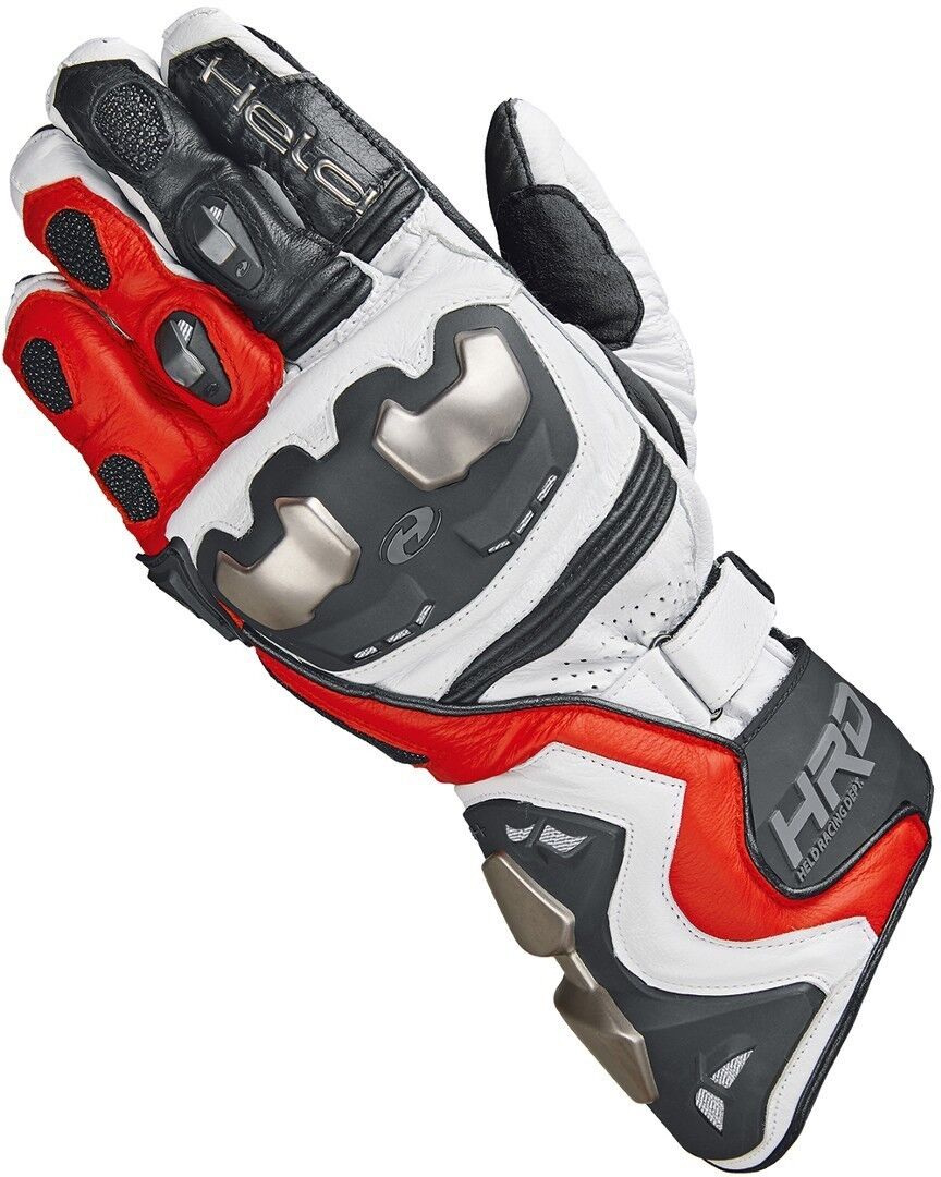 Held Titan RR Guantes de motocicleta - Blanco Rojo (3XL)