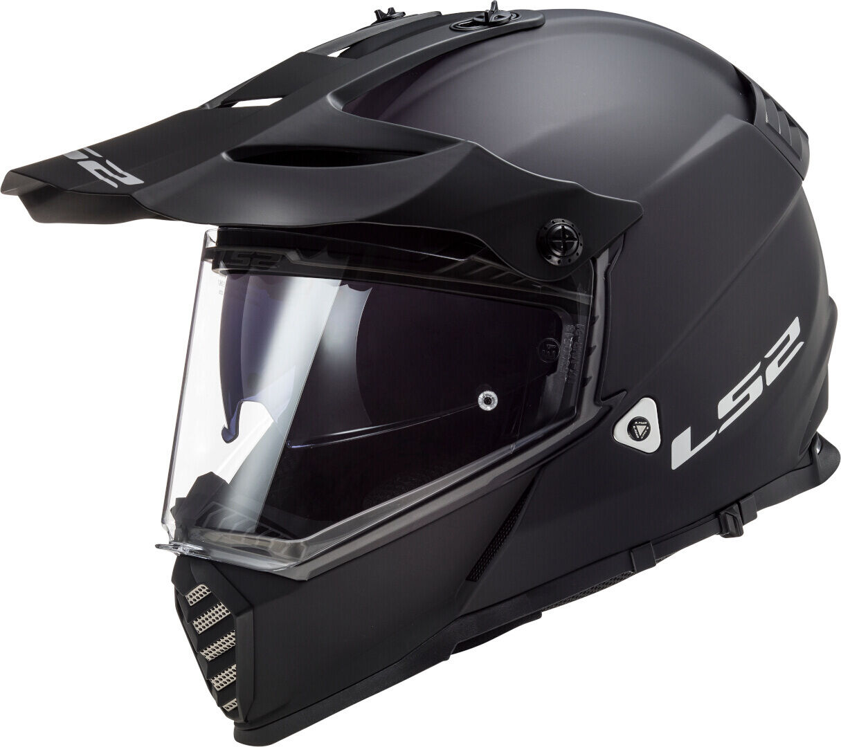 LS2 MX436 Pioneer Evo Casco de Motocross - Negro (S)