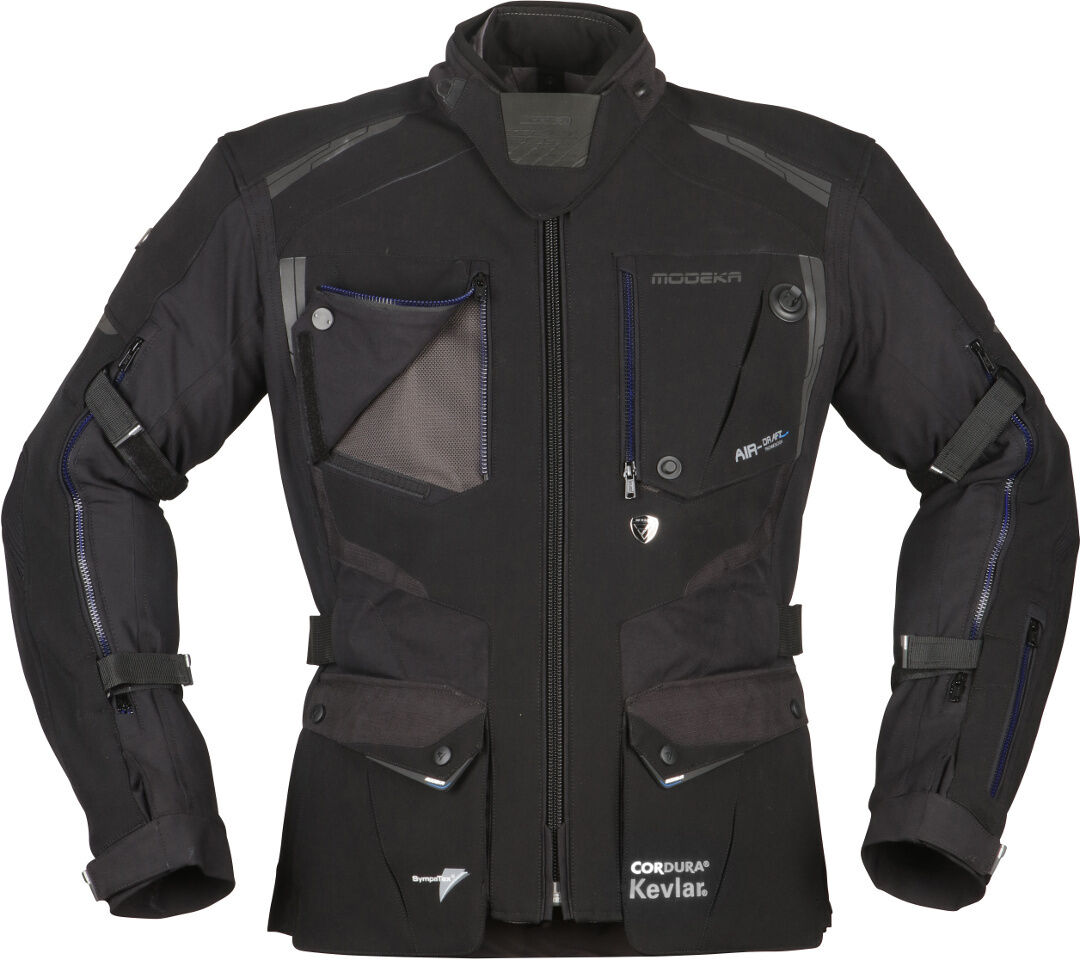 Modeka Talismen Chaqueta textil para motocicletas - Negro (L)