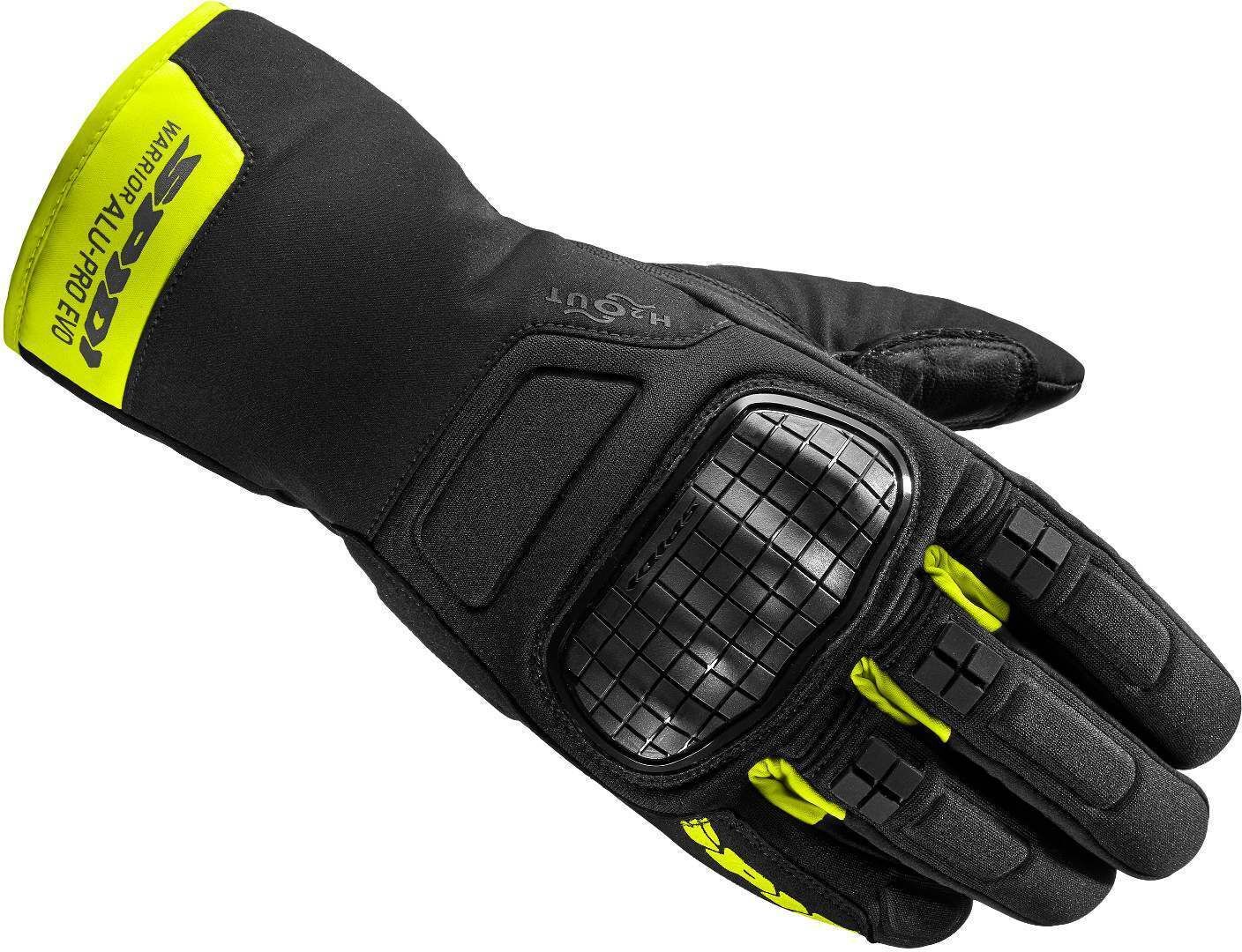 Spidi Alu-Pro Evo Guantes de motocicleta - Negro Amarillo (M)