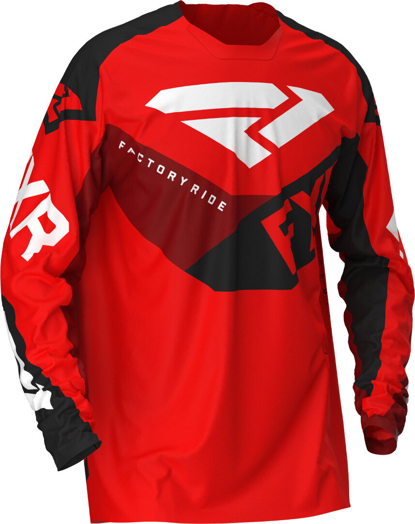 FXR Clutch Jersey Juvenil Motocross - Negro Rojo