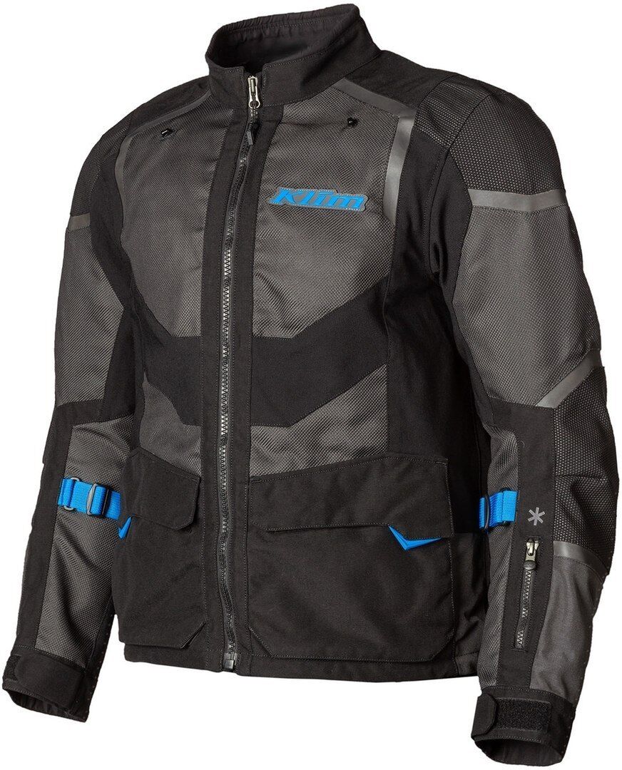 Klim Baja S4 Chaqueta textil para motocicletas - Negro Gris (L)