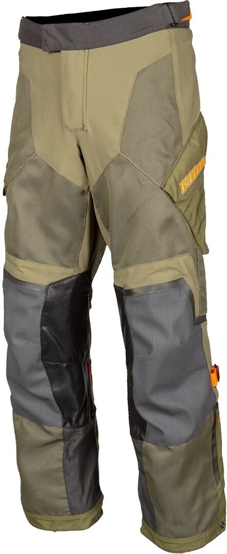 Klim Baja S4 Pantalones Textiles para Motocicletas - Gris Verde (34)