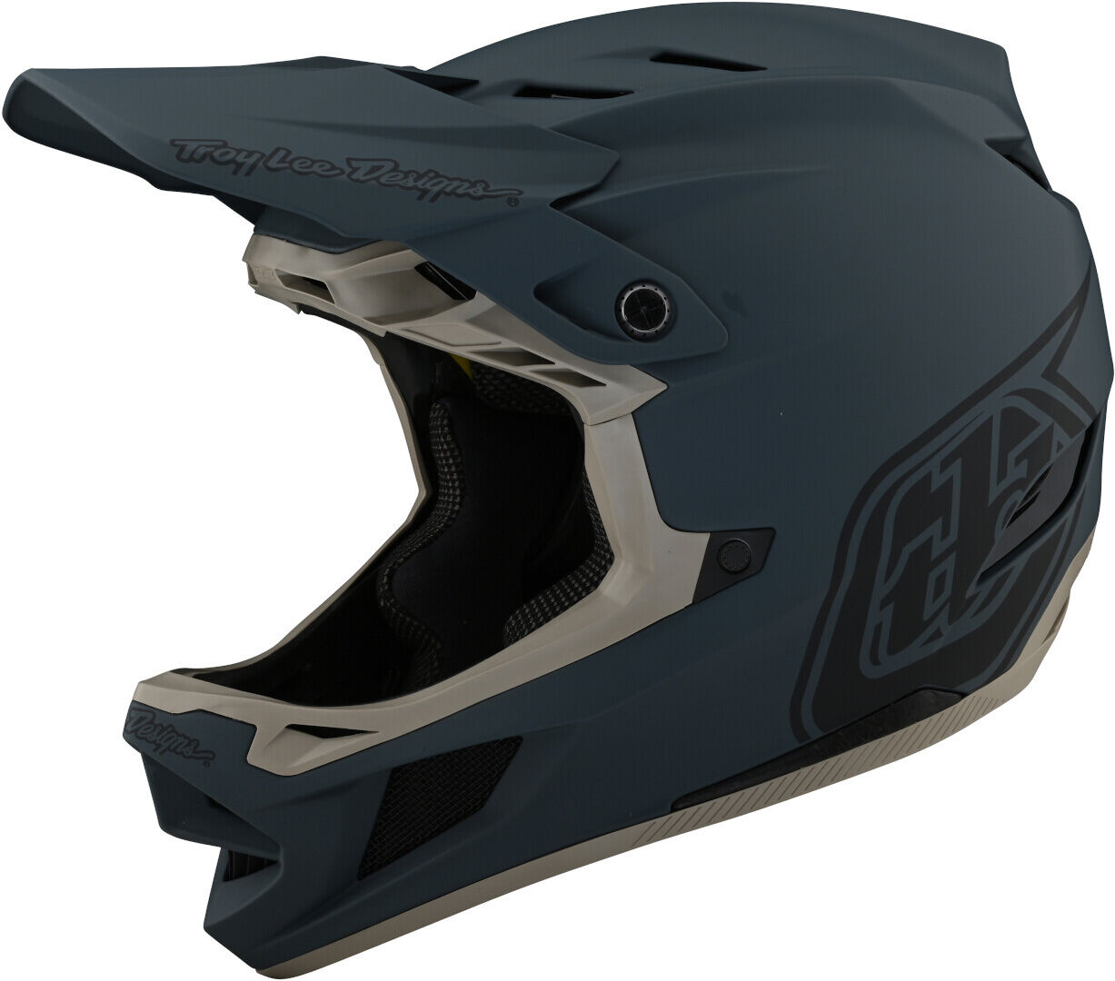 Lee D4 Stealth MIPS Casco cuesta abajo - Gris (2XL)