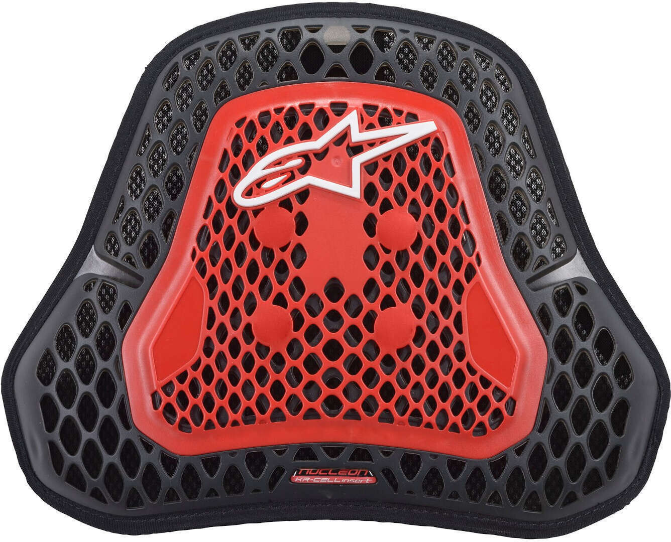 Alpinestars Nucleon KR-CELL CiR Protector de pecho - Negro Rojo (S)