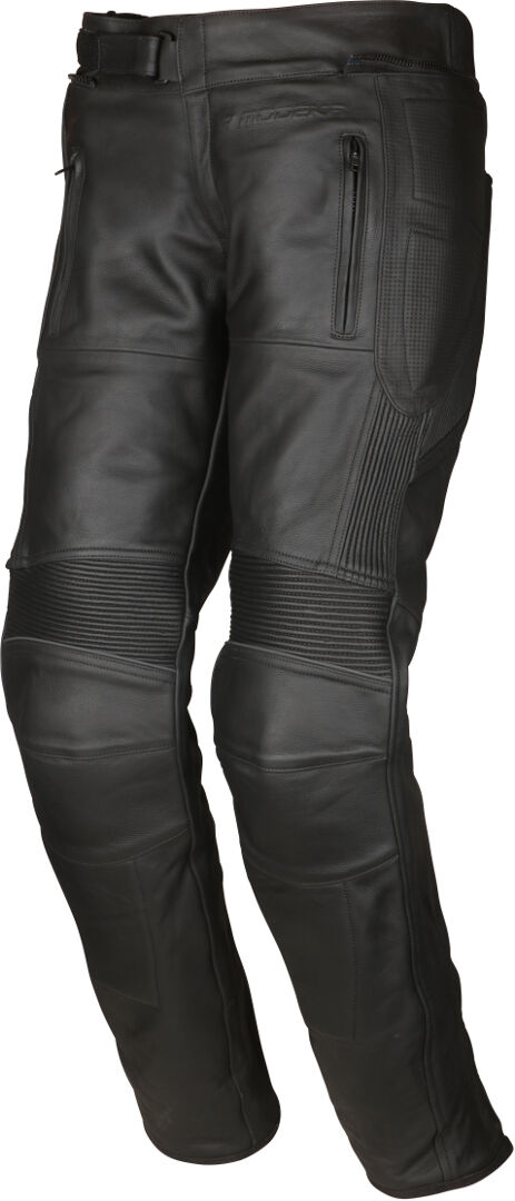 Modeka Hawking II Pantalones de cuero para motocicleta - Negro (58)