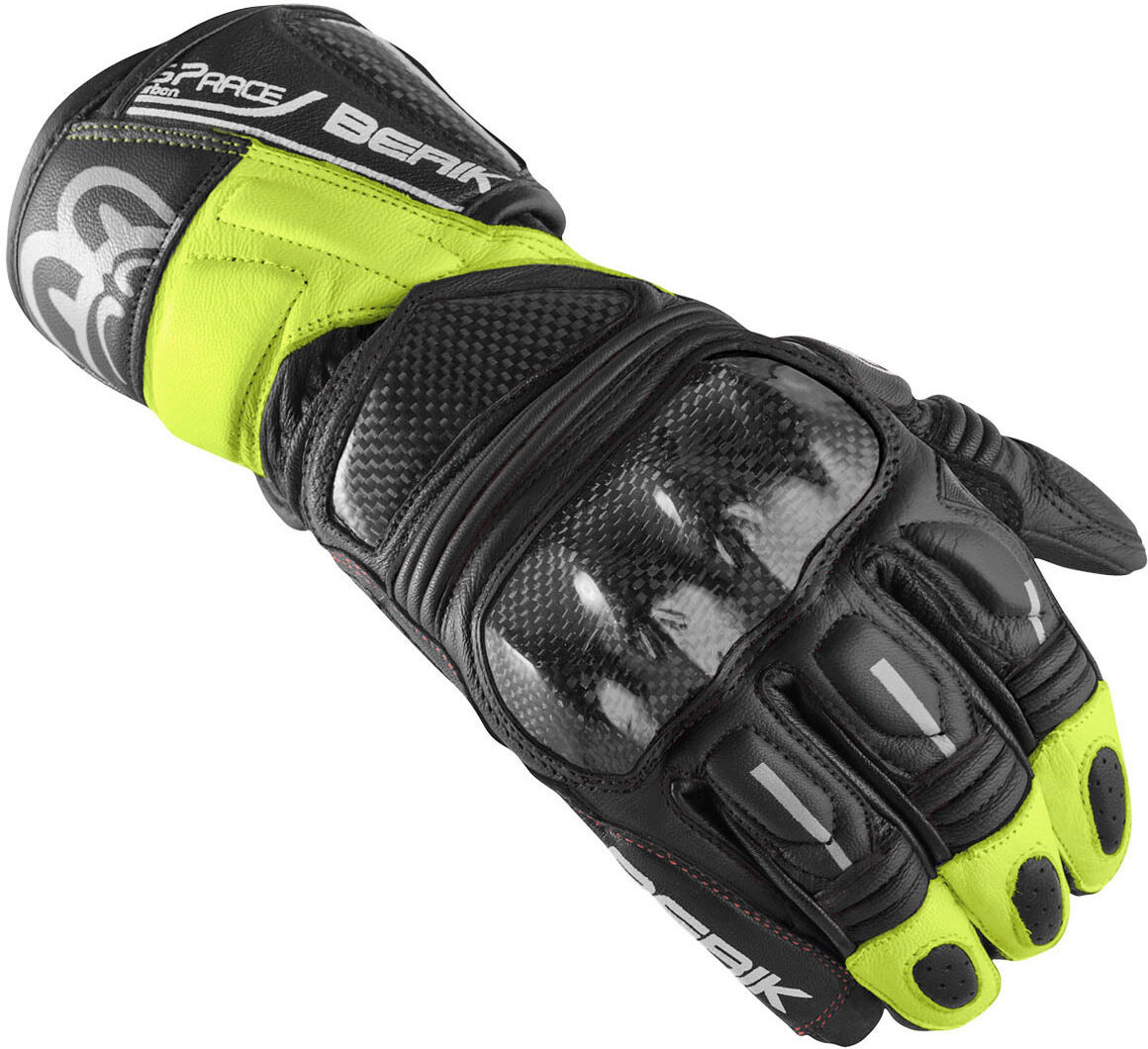 Berik Namib Pro Guantes de motocicleta - Negro Amarillo (M)