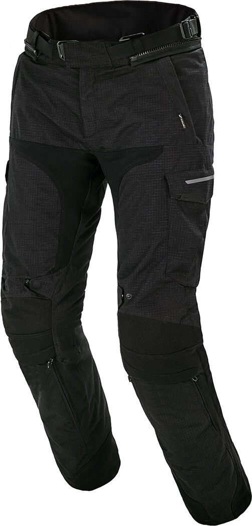 Macna Novado Pantalones Textiles para Motocicletas - Negro (XL)