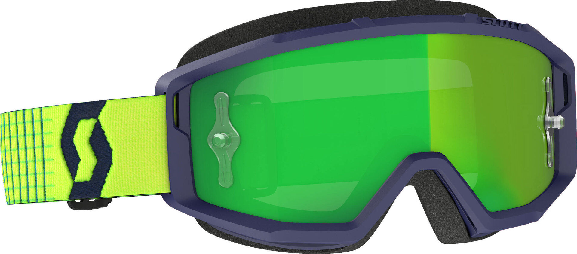 Scott Primal gafas azul/amarillas de Motocross - Azul Amarillo (un tamaño)