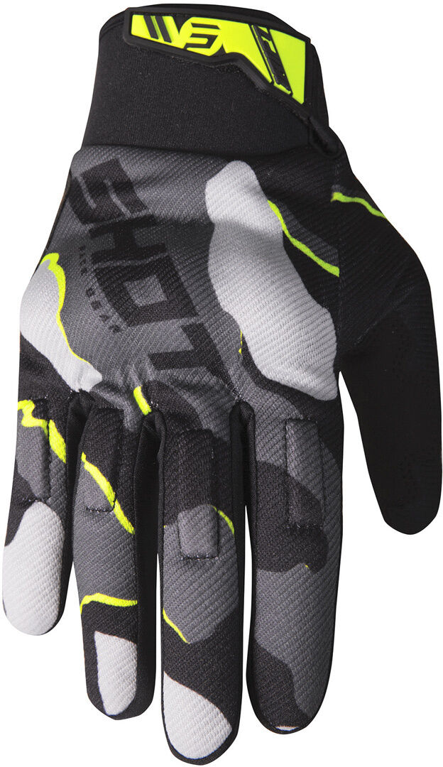 Shot Drift Camo Guantes de Motocross - Amarillo (2XL)