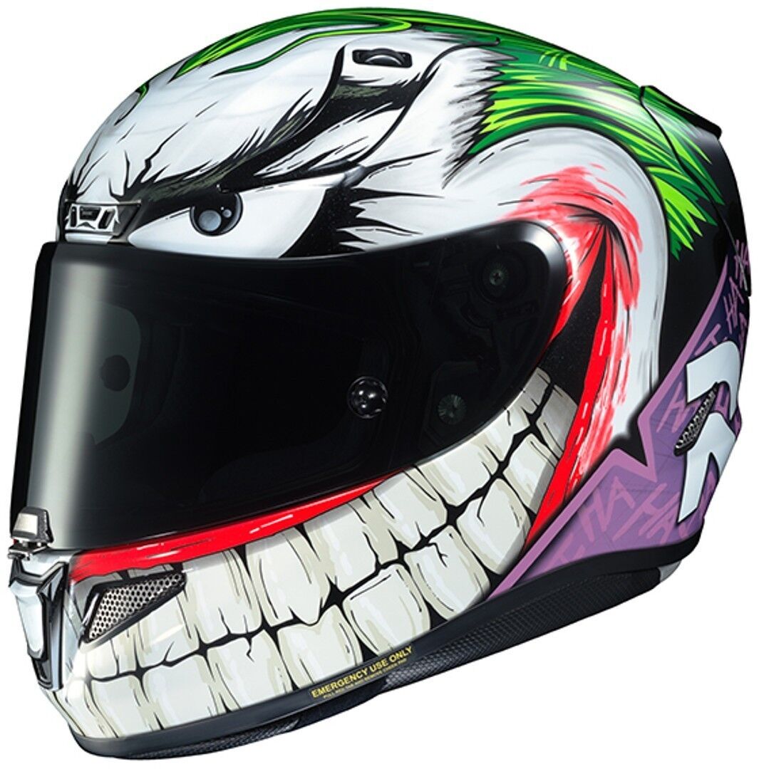 HJC RPHA 11 Joker DC Comics casco - Multicolor (2XL)