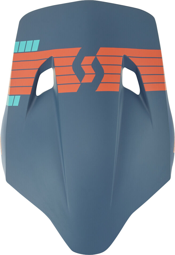 Scott 550 Stripes ECE Pico del Casco - Azul Naranja (XS M)