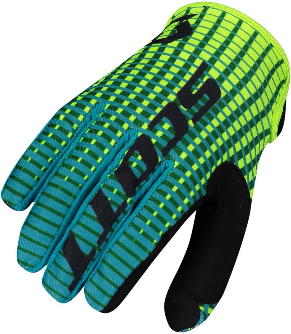 Scott 350 Fury Guantes de Motocross verdes/amarillos - Verde Amarillo (L)