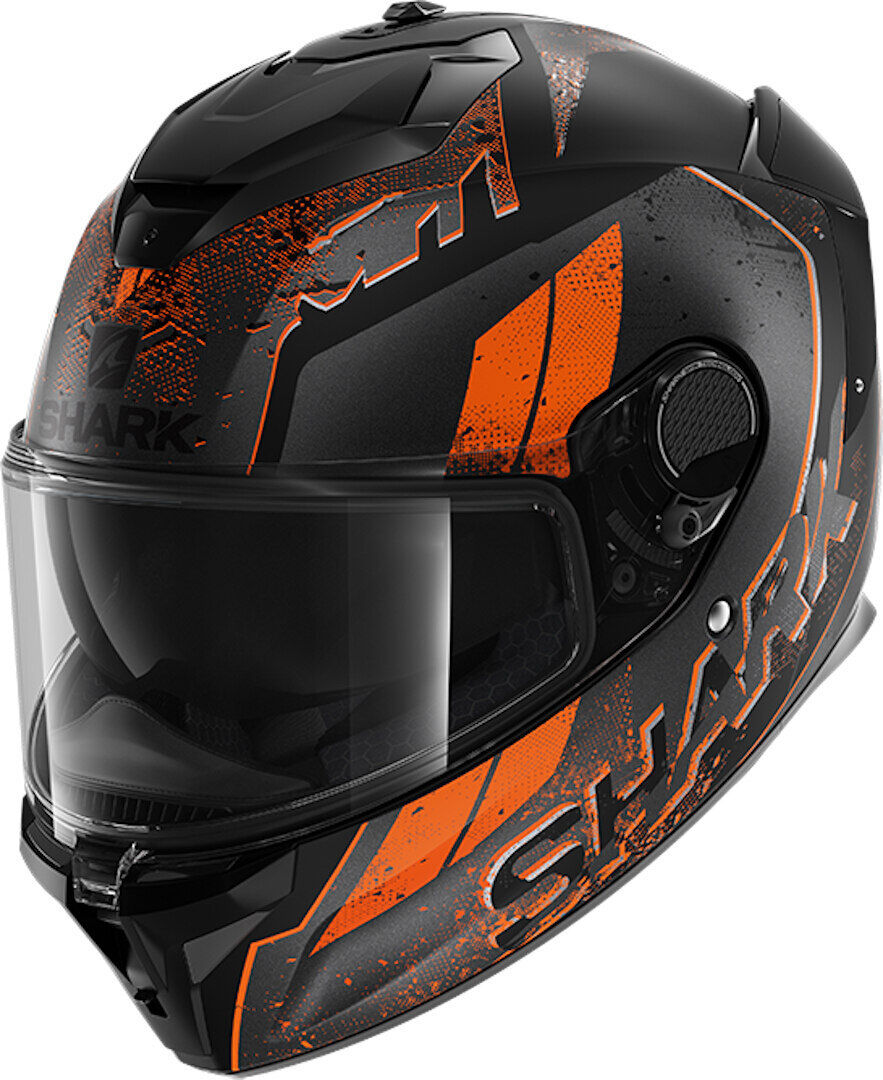 Shark Spartan GT Ryser Casco - Negro Naranja (XS)