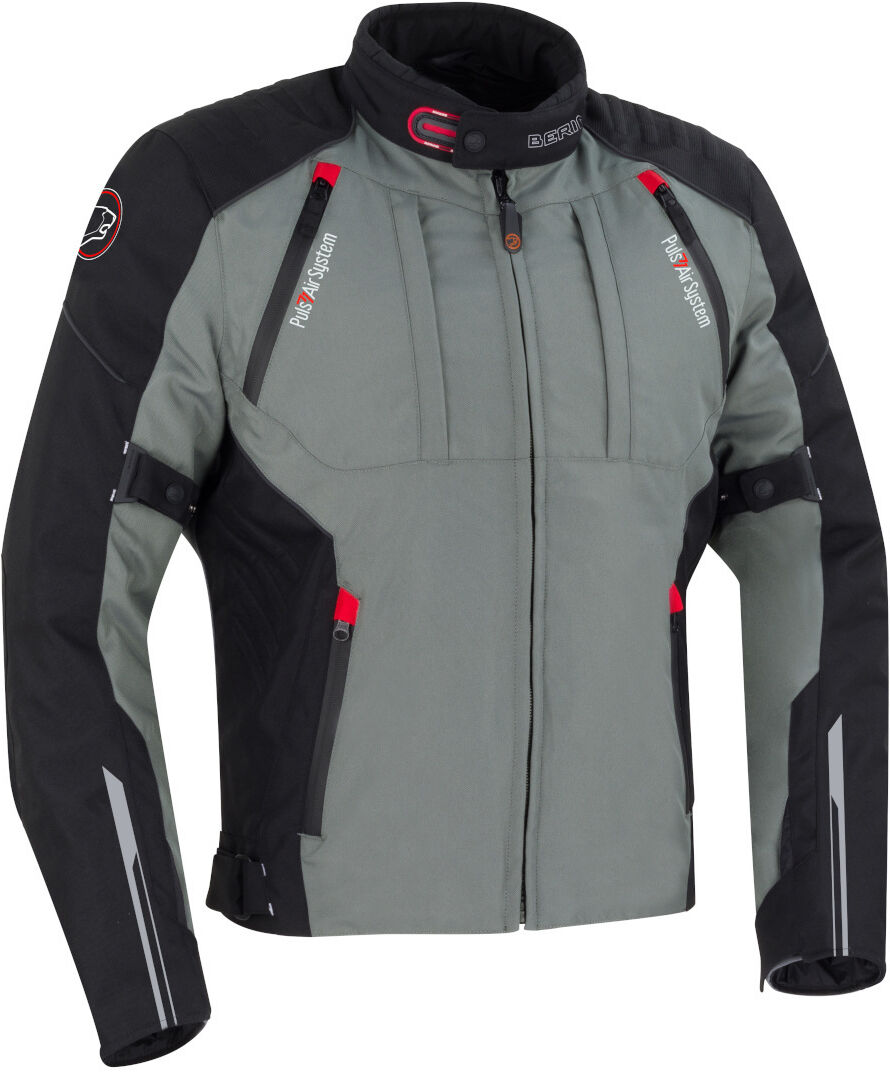 Bering Shamal Chaqueta textil de motocicleta - Negro Gris