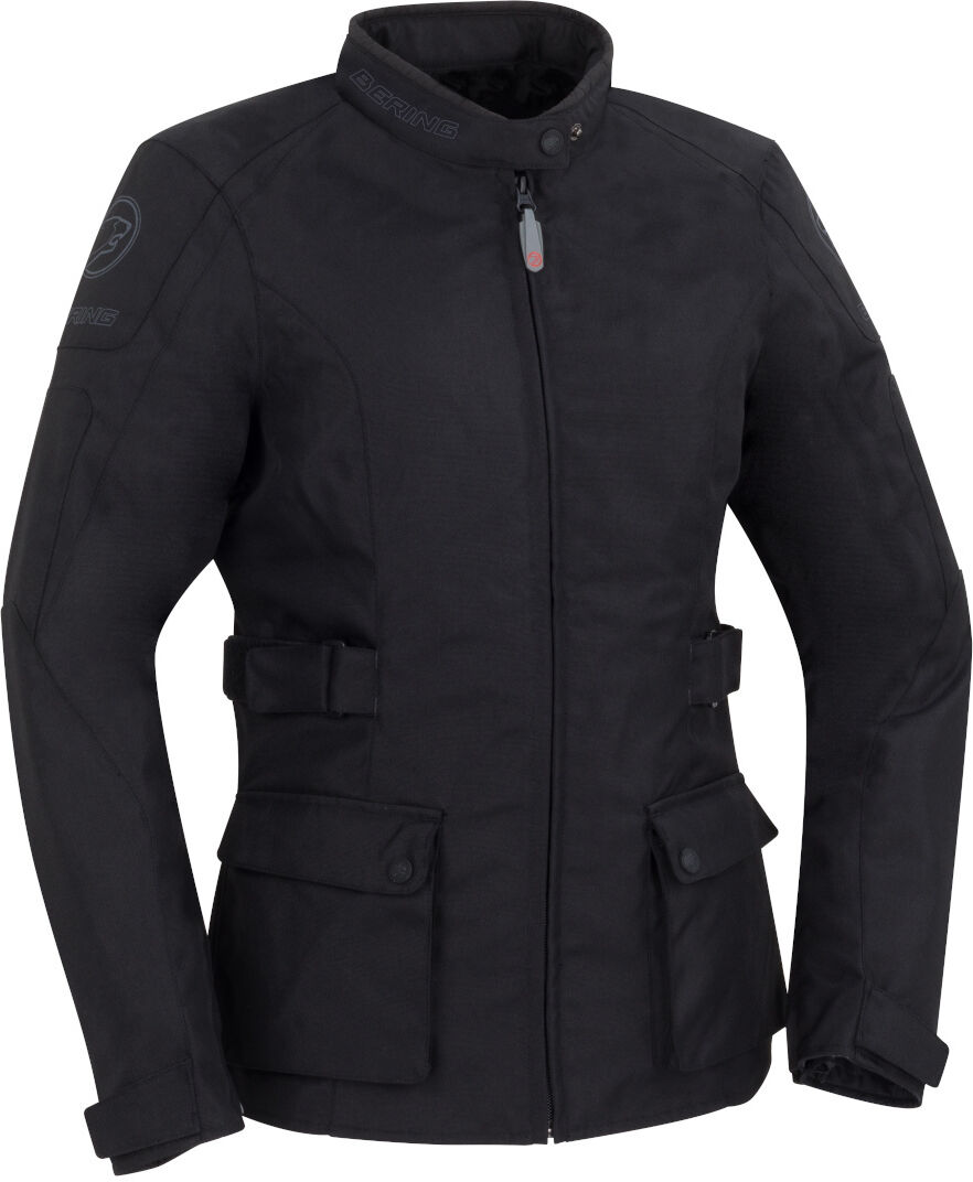 Bering April Chaqueta textil de la motocicleta de las señoras - Negro (XL)