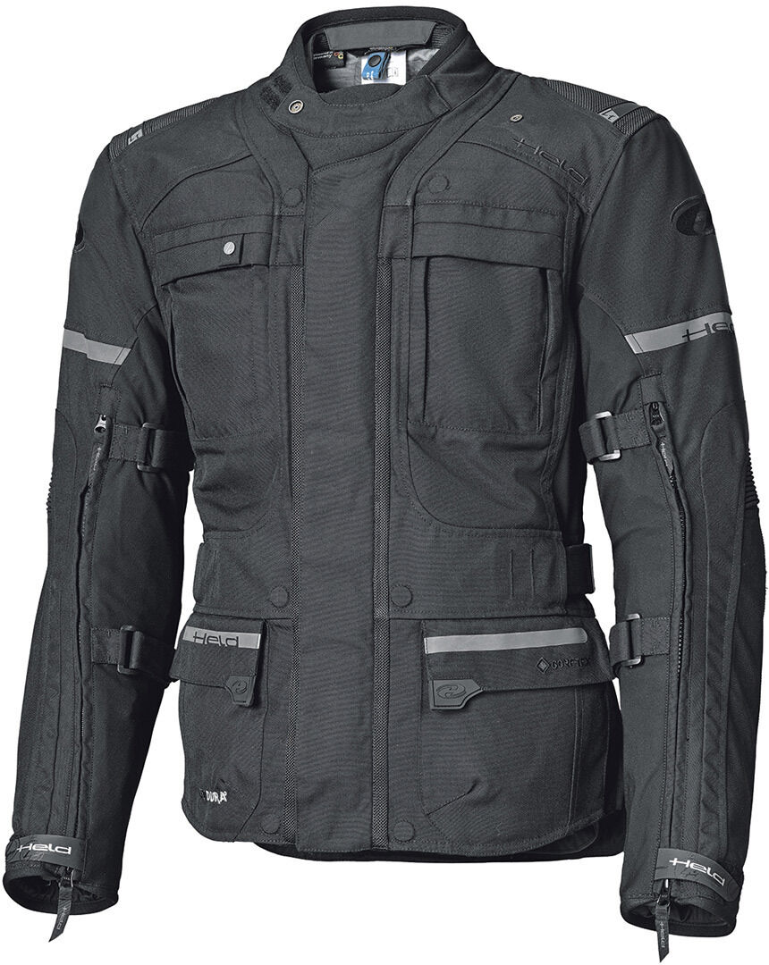 Held Carese Evo GTX Chaqueta textil de motocicleta - Negro (M)