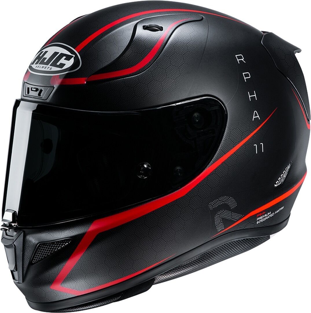 HJC RPHA 11 Jarban casco - Negro Rojo (2XS)