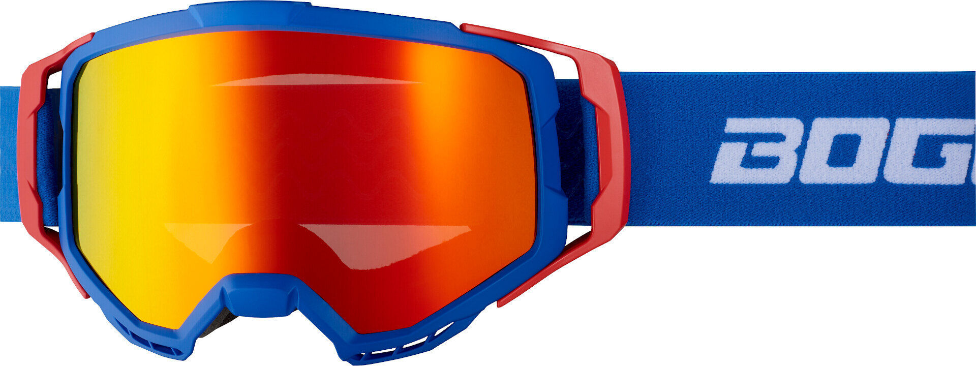 Bogotto B-1 Gafas de motocross - Blanco Azul (un tamaño)