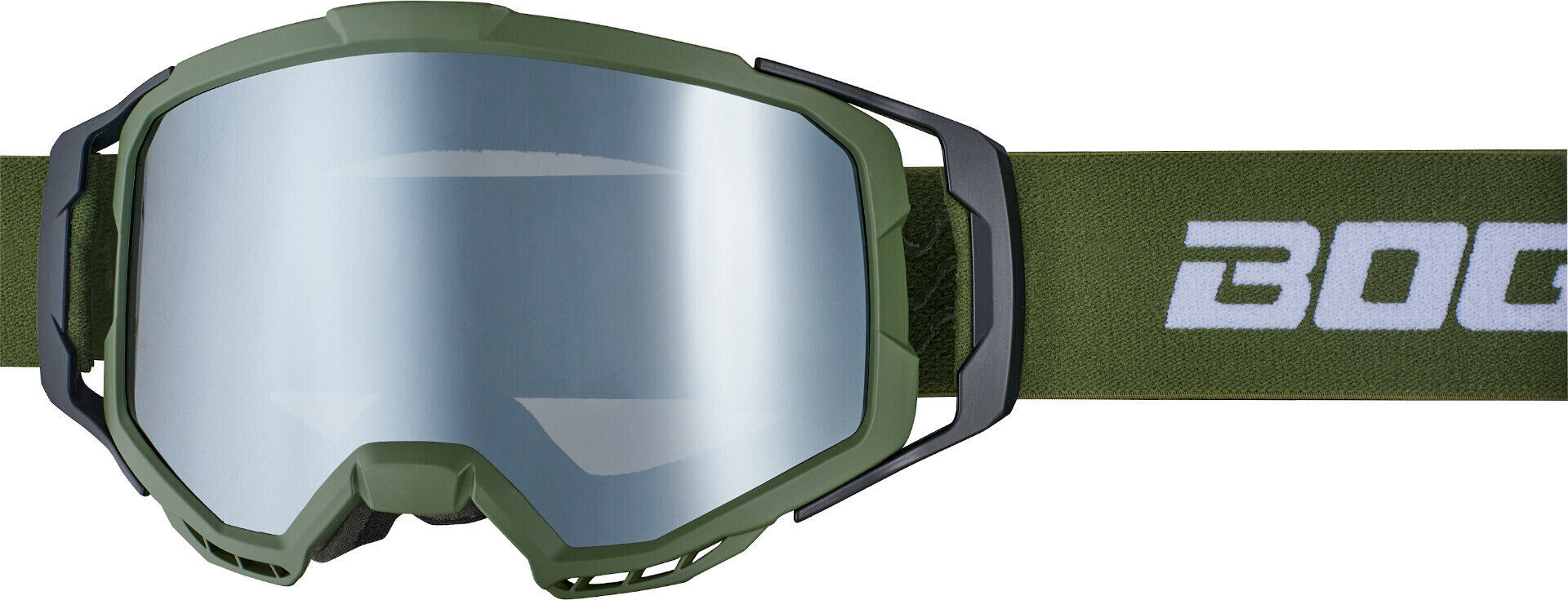 Bogotto B-1 Gafas de motocross - Blanco Verde (un tamaño)