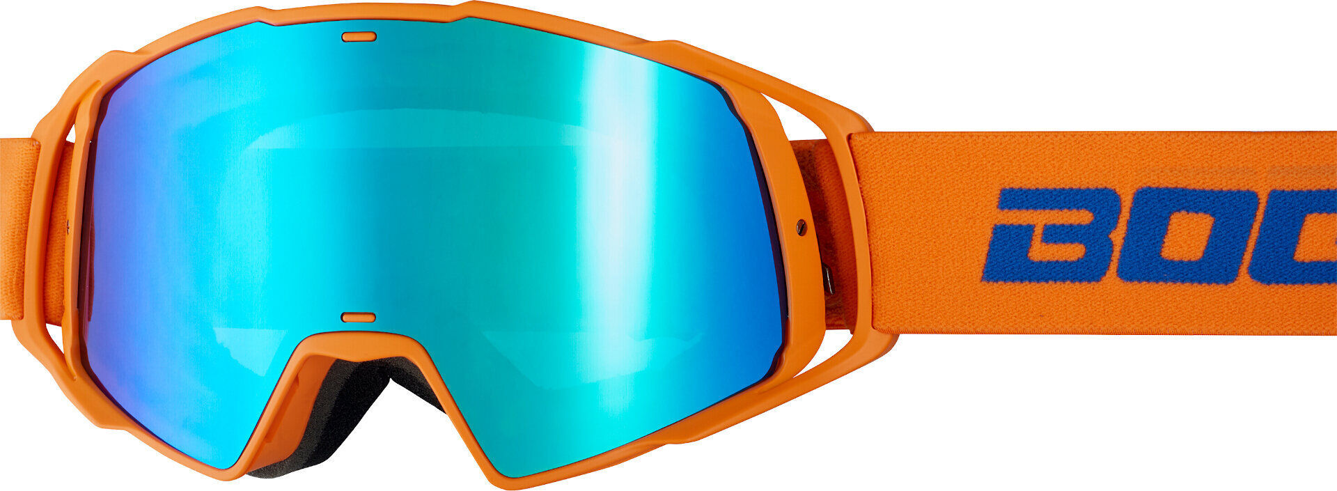 Bogotto B-Faster Gafas motocross - Azul Naranja (un tamaño)