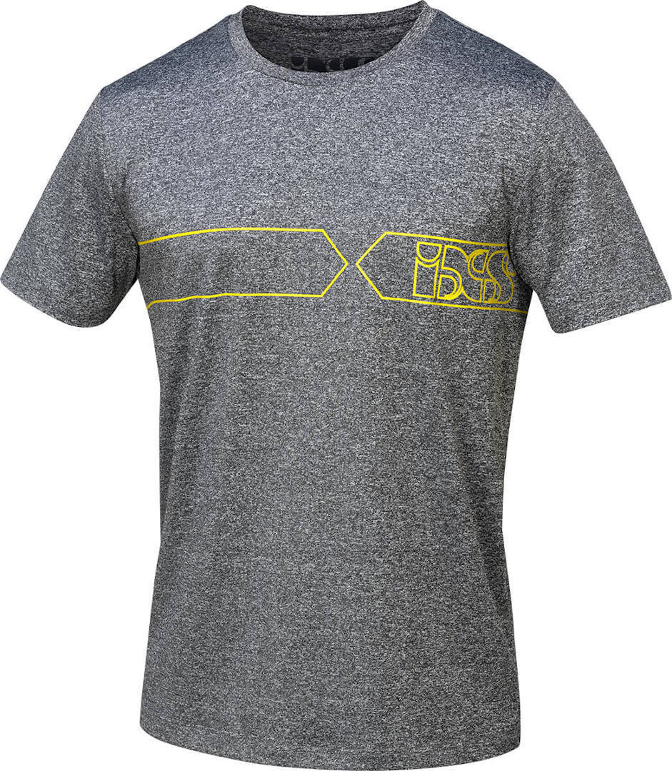 IXS Team Camiseta funcional - Gris Amarillo (S)