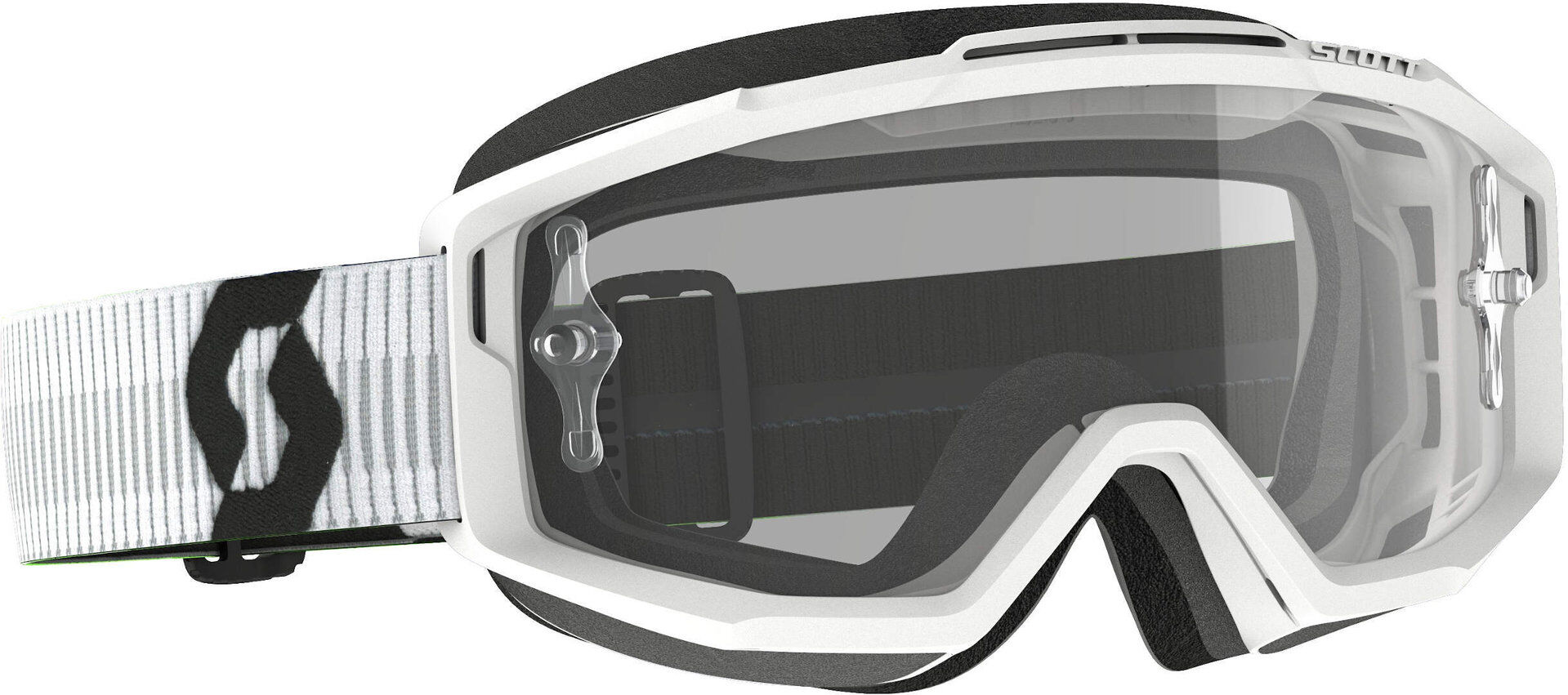 Scott Split OTG 2024 Gafas de motocross - Negro Blanco (un tamaño)